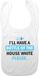Bellatio Decorations Baby slabbetje - Blauw