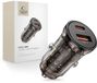 Tech-Protect CC01 Chargeur de voiture 2 ports PD30W QC3.0 Transparent
