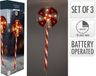 Nampook ECD Germany Tuinsteker lollypop 62 cm kerstversiering Nampook