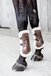 Kentucky Vegan Sheepskin Tendon Boots Bamboo Elastic - Brown - L