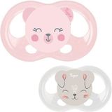 Tigex Soft Touch fopspeen set, grootte 0-6 maanden, 2 stuks