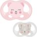 Tigex Soft Touch fopspeen set, grootte 0-6 maanden, 2 stuks
