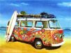 Diamond Painting Set Vanlife 35 x 25 cm
