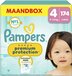 Pampers Premium Protection Maat 4 (174 luiers) - Maandbox