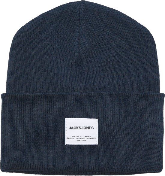 JACK & JONES JACLONG KNIT BEANIE NOOS Heren Beanie - Navy Blazer - One Size