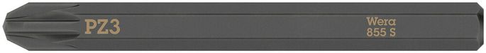 Wera 855 S Pozidriv kruiskopbits voor slagschroevendraaier, PZ 3 x 70 mm - 05018165001
