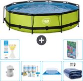 EXIT Toys EXIT Rond Lime Frame Zwembad - 360 x 76 cm