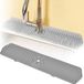 Merkloos Tapis d'évier en silicone Gris Dosette en silicone Tapis anti-éclaboussures Robinet d'évier Séchage Cuisine