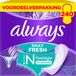 Always Daily Fresh Slim Flexistyle Inlegkruisjes - 0% Parfum - 8 x 30 Stuks