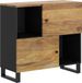 vidaXL Dressoir met 2 deuren 80x33x75 cm massief mangohout