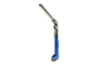 HÖGERT TECHNIK Werkplaatslamp 200 lm, uv-lichtmodus, 3 verlichtingsmodi, traploos dimbaar, magneet, haak, klem, USB-C, oplaadbaar, 2,5 uur looptijd, 650 mAh batterij