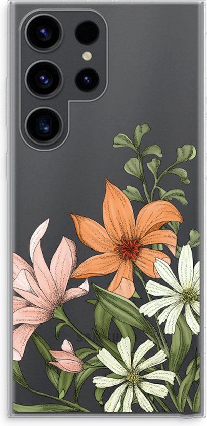 Case Company Floral Bouquet Soft Cover for Samsung Galaxy S23 Ultra
