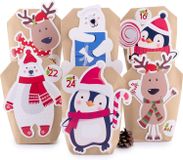 oCreon Adventskalender om te vullen dier Mix - 24 stuks