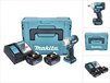 Makita DTW301RTJ 18V Accu Slagmoersleutel Set (2x 5.0Ah) | 330Nm | Mbox