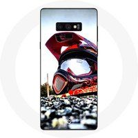Maniacase Hoesje voor Samsung Galaxy Note 9 MotoCross Helm