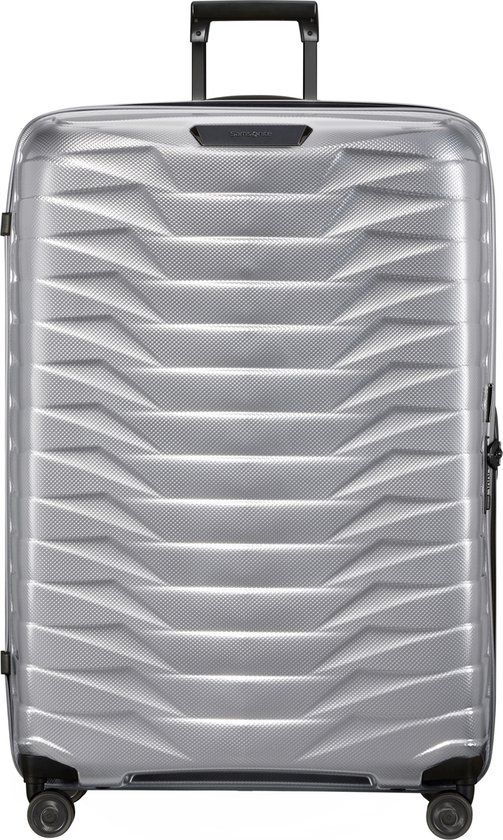 Samsonite Proxis Spinner 86cm - Silver - Hardcase - 4 Wielen - TSA Cijferslot - 147L