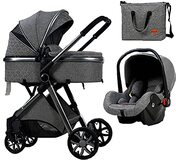 Arch High Landscape Baby Carriage - Dark Grey