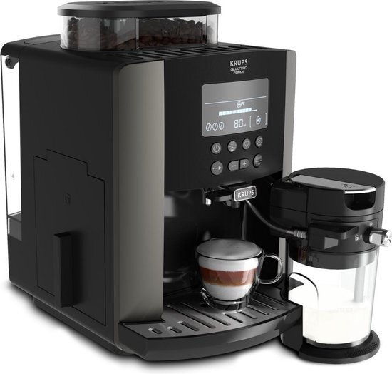 Krups Arabica Latte EA819E - Espressomachine - Zwart