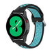 Samsung Siliconen sportbandje met gesp - Zwart + blauw - Galaxy watch 7 / Galaxy Watch FE - 40mm & 44mm