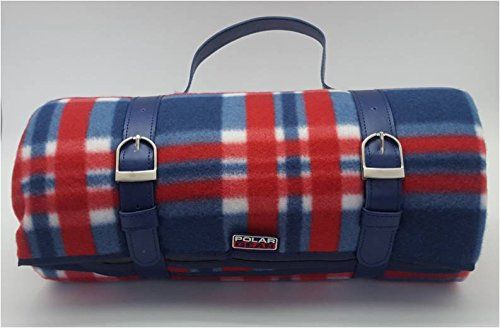Polar Gear Navy Check Superior Picknick Rug Picknick Deken