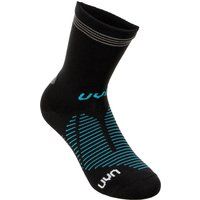 UYN Waterproof Hardloopsokken-Zwart,Blauw, Maat 35-38