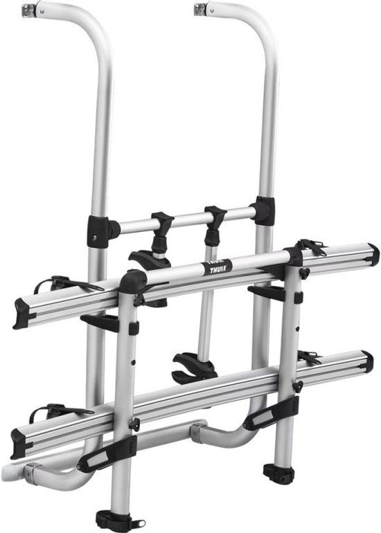 Thule Elite G2 Achterklepdrager - Geschikt voor 2 Fietsen - Zilver/Zwart