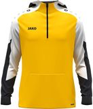 Jako Dynamic Hooded Half Zip Hommes - Jaune / Blanc / Noir | Taille : 3XL