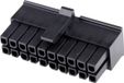 Molex 430252000 Micro-Fit 3.0 Boîtier de connecteur, double rangée, 20 circuits, noir