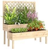 Outsunny Multifunctionele tuinbak