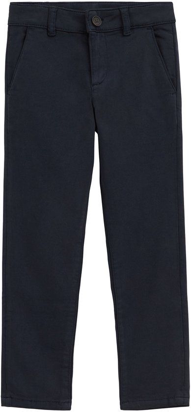 WE Fashion Jongens slim fit chino navy blue