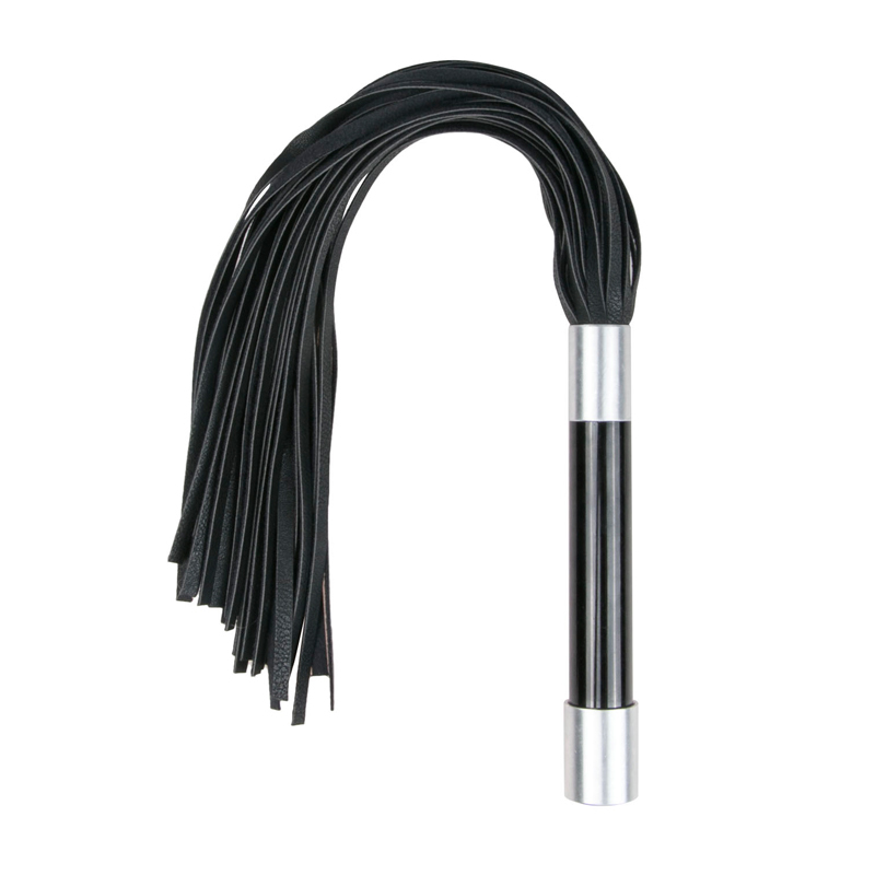 Easytoys Fetish Collection Lange flogger met metalen handvat