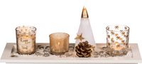 OOTB Christmas set with white wooden plate