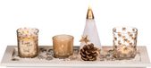 OOTB Christmas set with white wooden plate