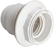 Merkloos Lampfitting E-27 - Lamphouderfitting - Wit