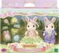 Sylvanian Families Lapin Marguerite Poupée, Chasse aux oeufs, Poupée Articulée, Vêtements Amovibles