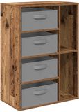 vidaXL Dressoir Oud hout 60 x 33,5 x 84 cm