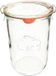 Weck pot en deksel (750ml) 3/4L 6 stuks met glazen deksel zonder ring en inmaakklemmen