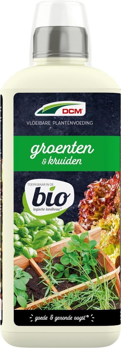 DCM Meststof Vloeibaar Groenten - Siertuinmeststoffen - 800 ml Bio