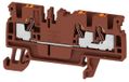 Weidmüller 2534730000 Doorgangsklem 5.1 mm Spanveer Bruin 100 stuk(s) Package