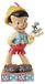 Figurine en pierre moulée Pinocchio, Disney Traditions Collection, 39 cm, peinte à la main
