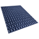 Beliani CIZRE - Tapis - Bleu - 160 x 230 cm - Viscose