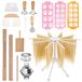 StarTech Pasta Maker Set - 13-Piece - Pasta Dryer - Gnocchi Board - Dough Scraper - Dough Roller - Multiple Colors