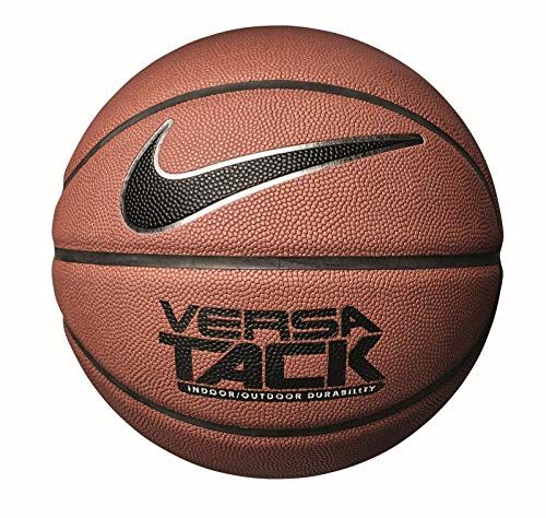 Nike 9017-4 Unisex Basketbal - Bruin (Amber/Zwart/Metallic Zilver/Zwart - AA) - Maat 7