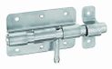 Alberts 863241 Boutgrendel | met ronde greep en bevestigde lus | elektrolytisch blauw verzinkt | plaat 95 x 67 mm | bout-Ø 15,5 mm | totale lengte 135 mm | set van 10