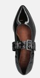 Marco Tozzi Dames Ballerina E Lak Zwart Maat 36