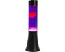 i-Total Lavalamp - Lava Lamp - Sfeerlamp - 30x9 cm - Glas/Aluminium - 25W - Paars met roze Lava - Zwart - XL2457