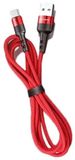 USAMS U26 Serie - Câble MicroUSB tressé - 1m - Charge rapide - Rouge