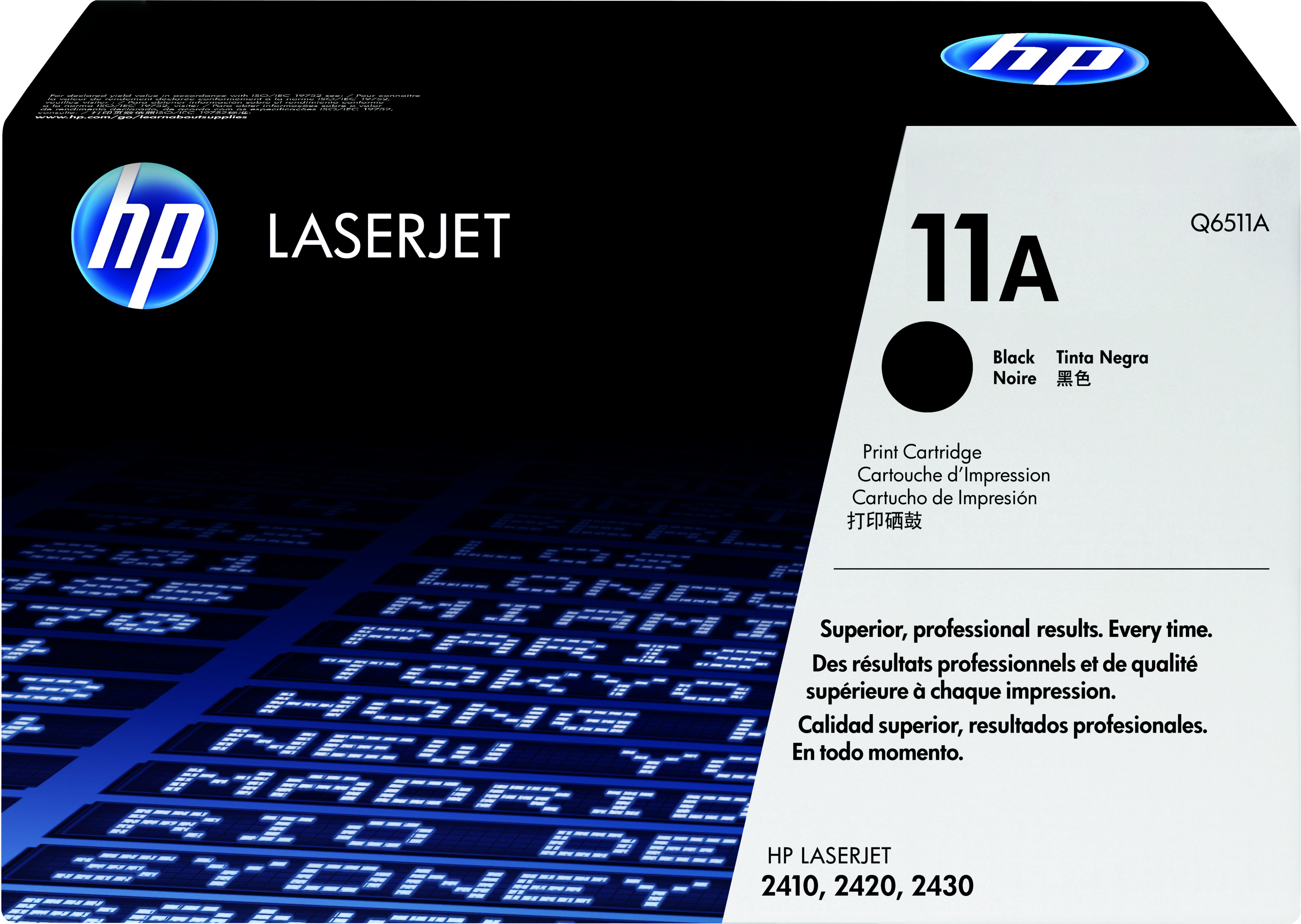 HP 11A Black Original LaserJet Toner Cartridge