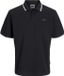 JACK&JONES JCOPACER JACQUARD POLO SS Heren Poloshirt - Black