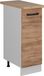 Vicco R-Line Apotheekkast – 30 cm WB Eik Krachtige eik goud